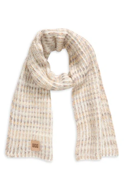Ugg(r) Chunky Space Dye Knit Scarf In Nimbus Multi