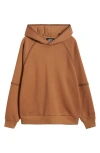 Ugg(r) Classic Cotton Blend Hoodie In Chestnut