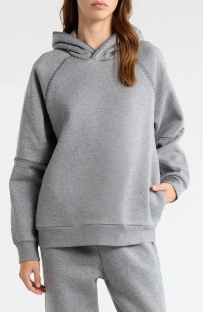 Ugg (r) Classic Cotton Blend Hoodie In Gray