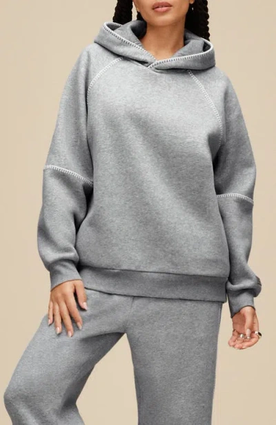 Ugg (r) Classic Cotton Blend Hoodie In Gray