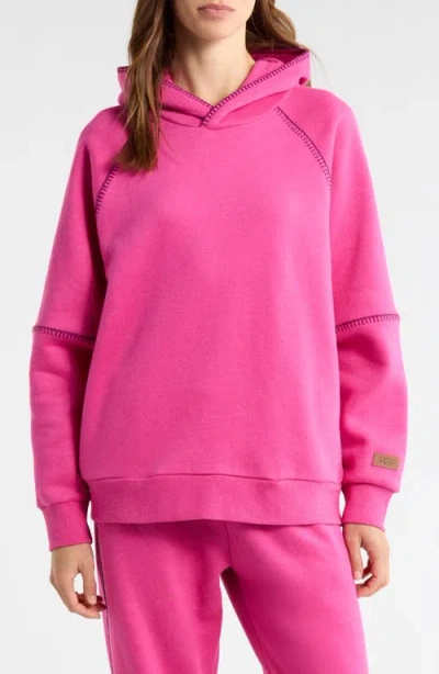 Ugg (r) Classic Cotton Blend Hoodie In Pink