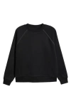 Ugg(r) Classic Cotton Blend Sweatshirt In Black