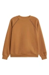 Ugg(r) Classic Cotton Blend Sweatshirt In Chestnut