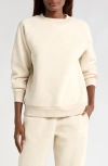 Ugg(r) Classic Cotton Blend Sweatshirt In Sand Heather