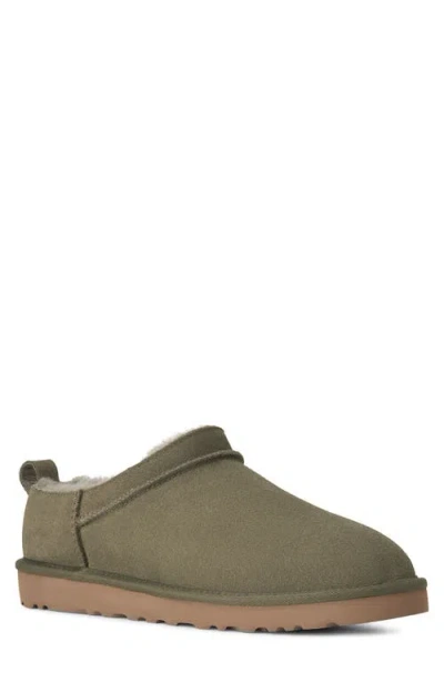 Ugg (r) Classic Genuine Shearling Lined Slipper In Green