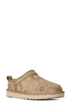Ugg (r) Classic Micro Genuine Shearling Lined Slip-on In Neutral