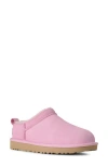 Ugg (r) Classic Micro Genuine Shearling Lined Slip-on In Pink