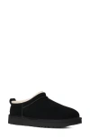 Ugg(r) Classic Micro Genuine Shearling Slipper In Black