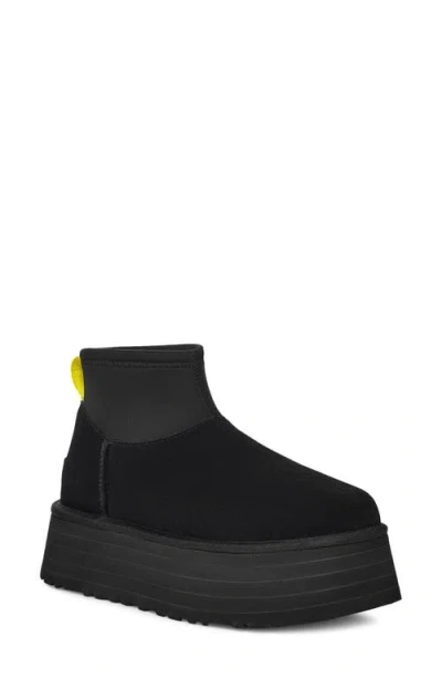 Ugg (r) Classic Mini Dipper Platform Boot In Black