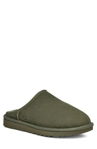 Ugg(r) Classic Scuff Slipper In Green