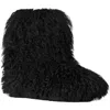 Ugg(r) Classic Short Fluff Momma Genuine Shearling Bootie In Black