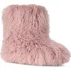 Ugg(r) Classic Short Fluff Momma Genuine Shearling Bootie In Pink