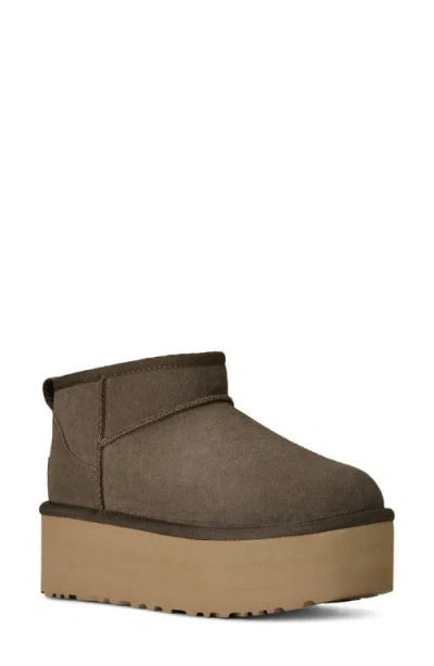 Ugg (r) Classic Ultra Mini Platform Boot In Green