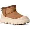 Ugg Cl Ultra Mini Weathe Ankle Boots In Leather Color Suede In Multi
