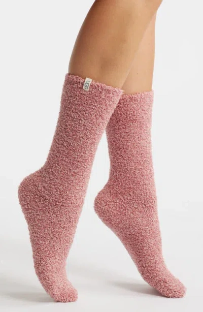 Ugg(r) Darcy Cozy Crew Socks In Pink