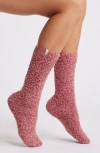Ugg(r) Darcy Cozy Crew Socks In Pink Cedar