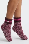 Ugg(r) Deedee Fleece Lined Quarter Socks In Purple