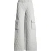 Ugg(r) Dejah Quilted Cargo Lounge Pants In Grey Heather