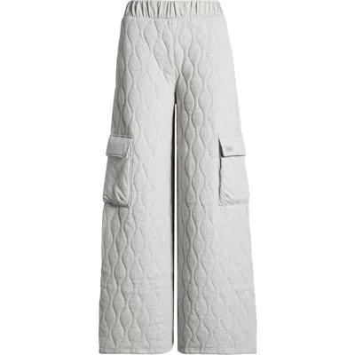 Ugg(r) Dejah Quilted Cargo Lounge Pants In Grey Heather