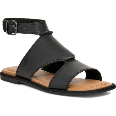 Ugg(r) Delray Ankle Strap Sandal In Black