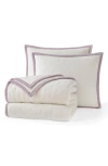 Ugg (r) Devon Braid Quilt & Shams Set In Purple