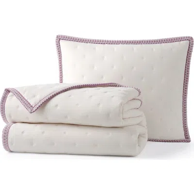 Ugg (r) Devon Braid Quilt & Shams Set In White