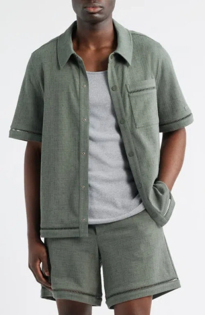 Ugg (r) Devyn Short Sleeve Shirt In Gray