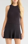 Ugg(r) Elaenia Cozy Knit Lite Tank Sweater In Black