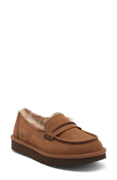 Ugg (r) Ellis Leather Loafer In Brown