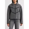 Ugg(r) Ellison Whipstitch Detail Jacket In Gray