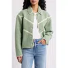 Ugg Ellison Fluff Shell Jacket In Green