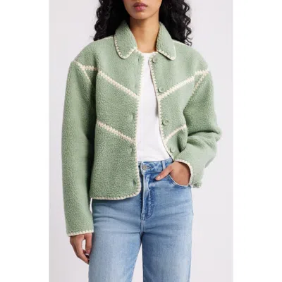 Ugg (r) Ellison Whipstitch Detail Jacket In Green