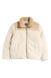 Ugg (r) Emette Fluff Puffer Jacket In Natural/sand