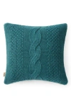 Ugg(r) Erie Cable Knit Accent Pillow In Chlorophyll