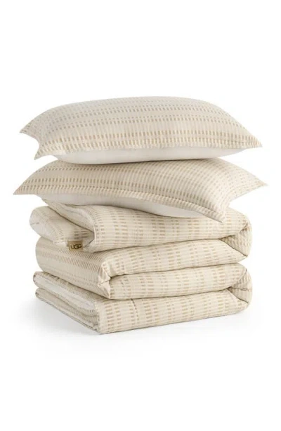 Ugg (r) Eros Comforter & Pillow Shams Set In Brown
