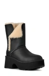 Ugg(r) Esmee Leather Cuffable Tall Boot In Black
