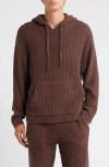 Ugg(r) Finnegan Rib Hoodie In Brown