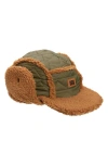 Ugg(r) Fluff Faux Shearling Trapper Hat In Burnt Olive Multi