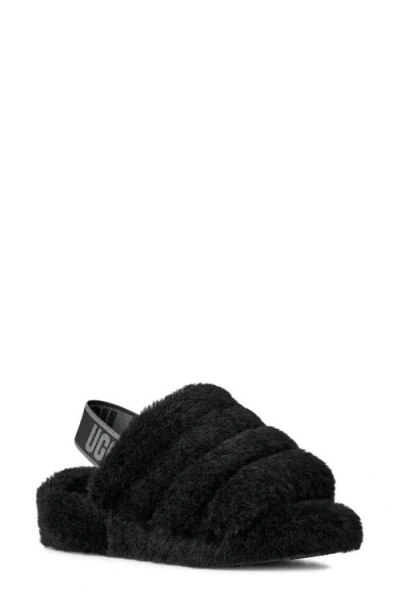 UGG UGG(R) FLUFF YEAH GENUINE SHEARLING SLINGBACK SANDAL