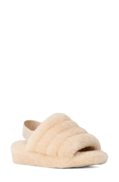 Ugg (r) Fluff Yeah Faux Fur Slingback Sandal In Multi