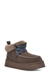 Ugg(r) Funkarra Genuine Shearling Cabin Cuff Bootie In Thunder Cloud