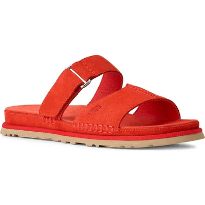 Ugg Womens Goldengaze Slides In Red