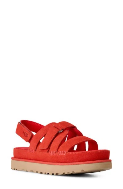 Ugg (r) Goldenstar Gleam Sandal In Red