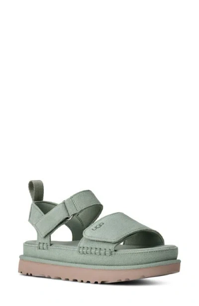 Ugg (r) Goldenstar Platform Sandal In Green