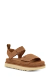 Ugg Biscuit Suede Goldenstar Sandals In Brown