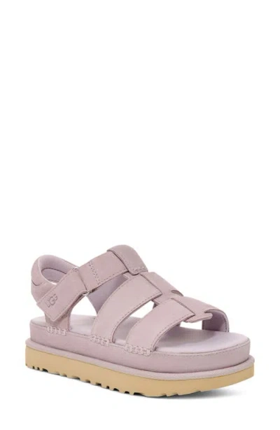 Ugg(r) Goldenstar Strappy Platform Sandal In Bay Fog
