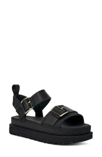 Ugg(r) Goldenstar Villa Platform Sandal In Black