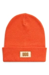 Ugg(r) High Crown Beanie In Orange Soda
