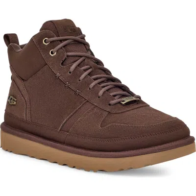 Ugg(r) Highland High Top Heritage Hiking Boot In Burnt Cedar Suede