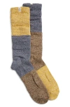 Ugg(r) Jakoby Slouchy Cotton Blend Crew Socks In Multi